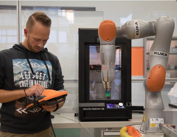 چاپ سه بعدی ربات هایی که در ساخت سایر اشیا نقش دارند